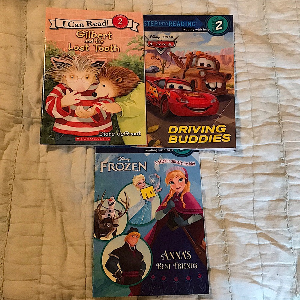 Two step into reading and one I can read step 2 books